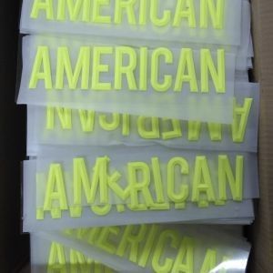 Harga yang bagus PVC Silikon Embossing Ink Stamp Untuk Garment Semi Otomatis on line