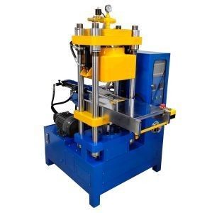 Harga yang bagus Vacuum Vulcanize Embossing Press Machine Mesin pembuatan label PVC on line