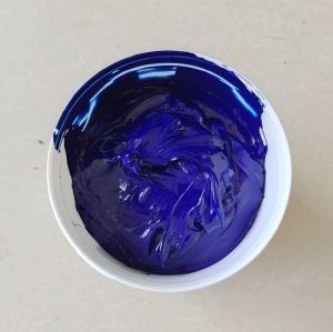 Harga yang bagus SC-7130 Tinta Stempel Kain Silkscreen Biru Untuk Embossing Pakaian on line