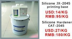 Harga yang bagus Pakaian Embossing Tinta Silikon Transfer Panas Cairan OEM on line