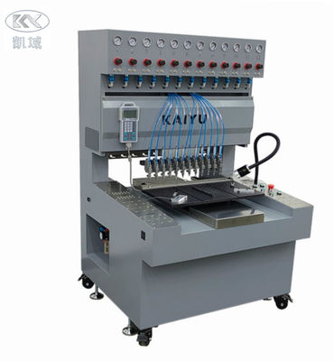 Harga yang bagus 12 Warna Soft PVC Keychain Mesin Untuk Patch Membuat Presisi Tinggi on line