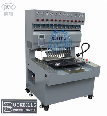 Harga yang bagus PVC Silicone Keychain Membuat Mesin Karet Patch Dispensing OEM on line