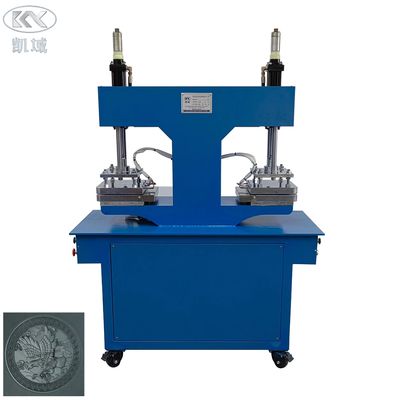 Harga yang bagus Fabric Label Automatic Embossing Machine Mesin Embossing Silicone PVC on line