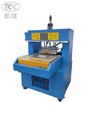 PLC 3D Fabric Embossing Machine Touchscreen Mesin Label Silikon