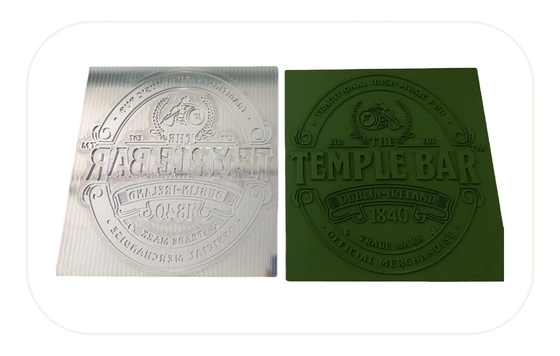 Custom Silikon Karet Cetakan Cetak Tinta Untuk Label Pakaian
