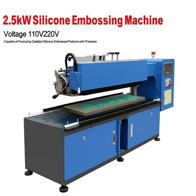 Harga yang bagus Mesin Embossing Silikon 2.5kW Tegangan 110V220V Mampu Menghasilkan Pola Emboss Silikon Detail dengan Presisi on line