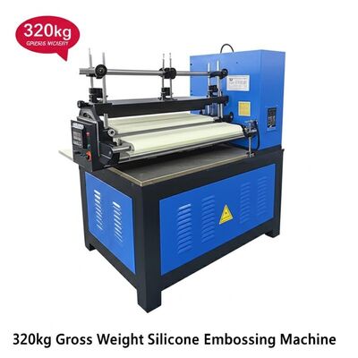Harga yang bagus 320kg Berat Bruto Mesin embossing silikon dengan embossing kecepatan 2 Pcs per menit dan suhu mesin diatur 0 sampai 300 derajat Celcius on line