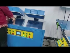 Manual Tekstil Silikon Embossing Machine Untuk Case Label Manufaktur